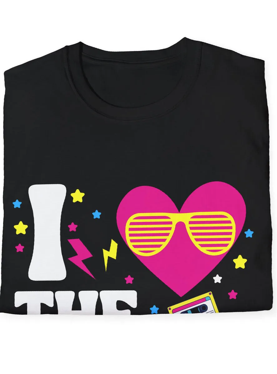Neon I Love The 80s Costume Shirt