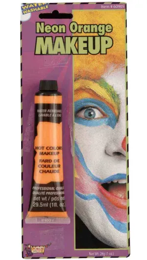 Neon Orange Water Based Cream Face Paint