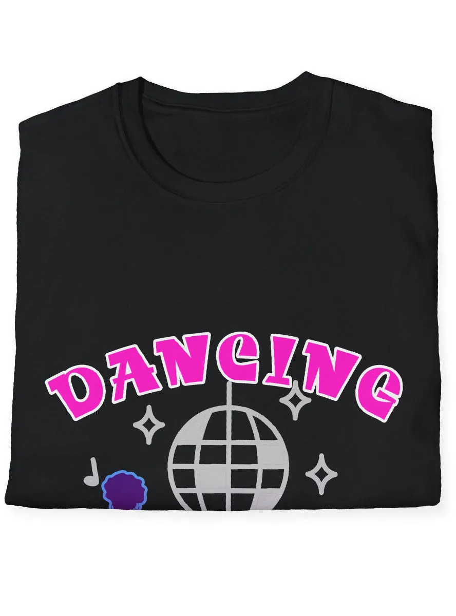 Neon Pink Dancing Queen 70s Costume Shirt
