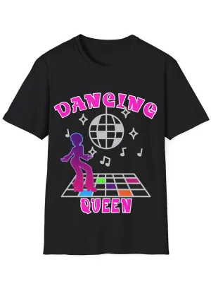 Neon Pink Dancing Queen Plus Size 70s Costume Shirt