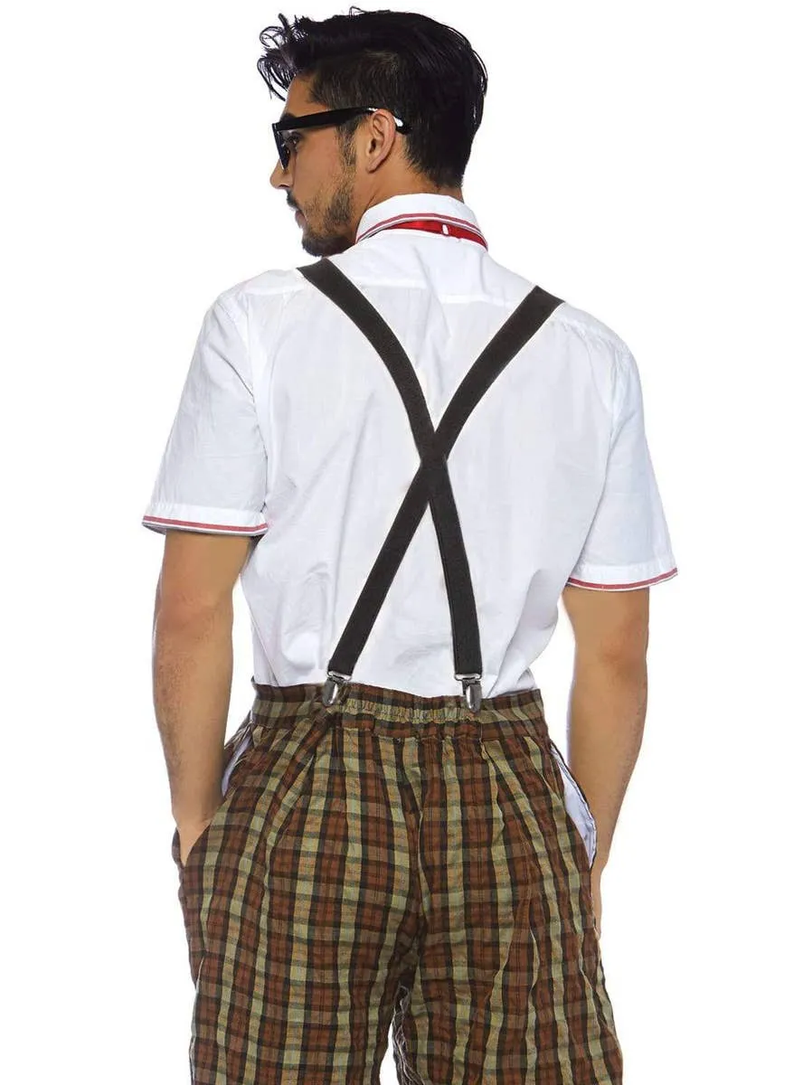 Nerdy Nerd Mens 1950s Fancy Dress Costume