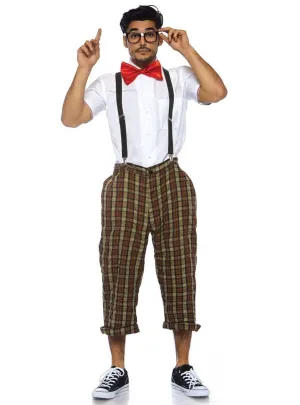 Nerdy Nerd Mens 1950s Fancy Dress Costume