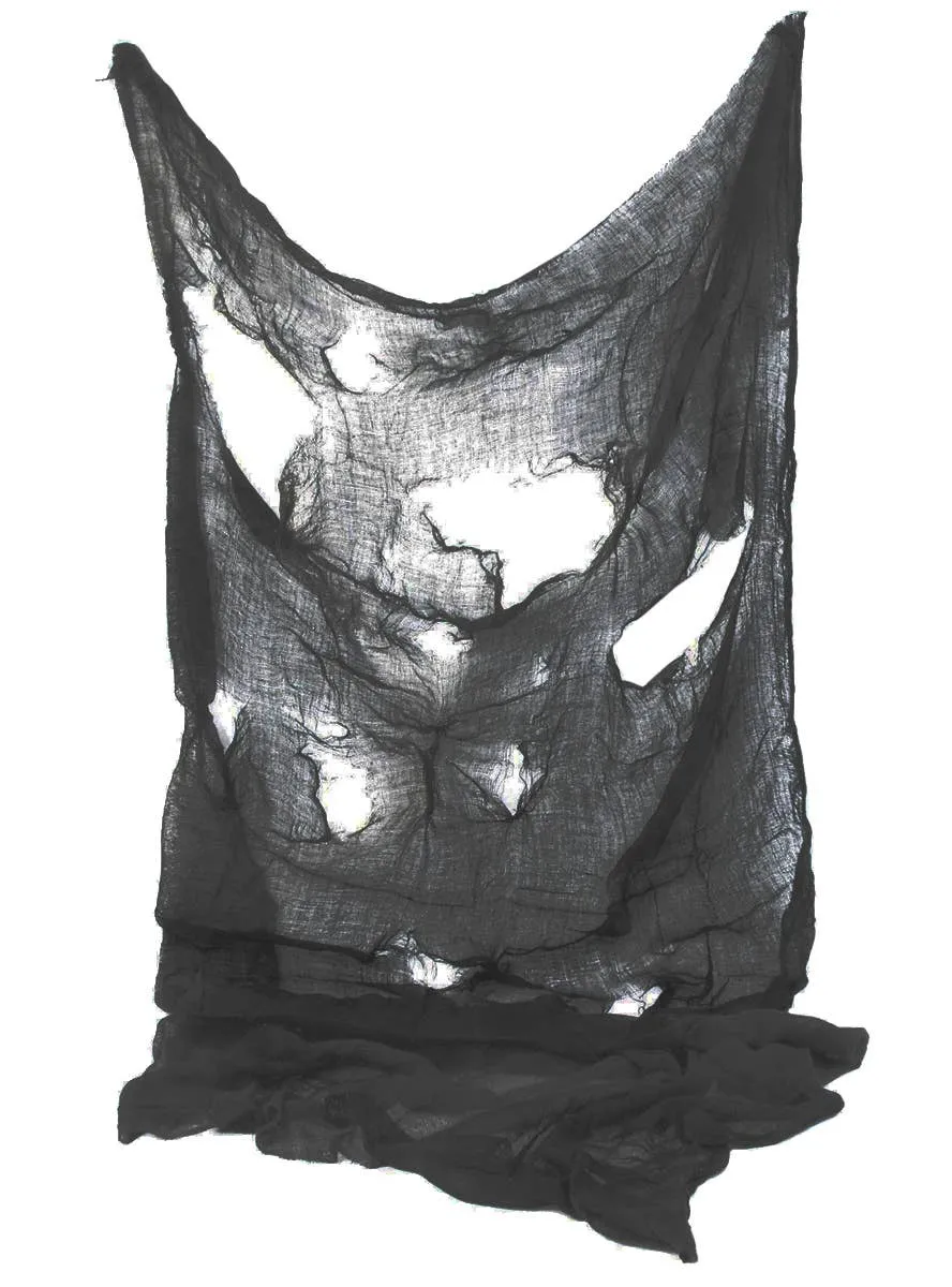Netted Black Creepy Cloth Halloween Decoration