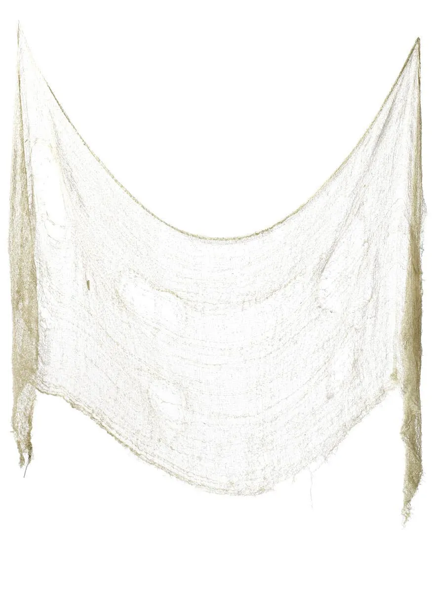 Netted Cream Creepy Cloth Halloween Decoration