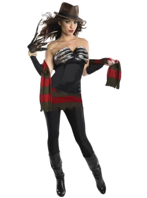 Never Sleep Again Womens Freddy Krueger Halloween Costume