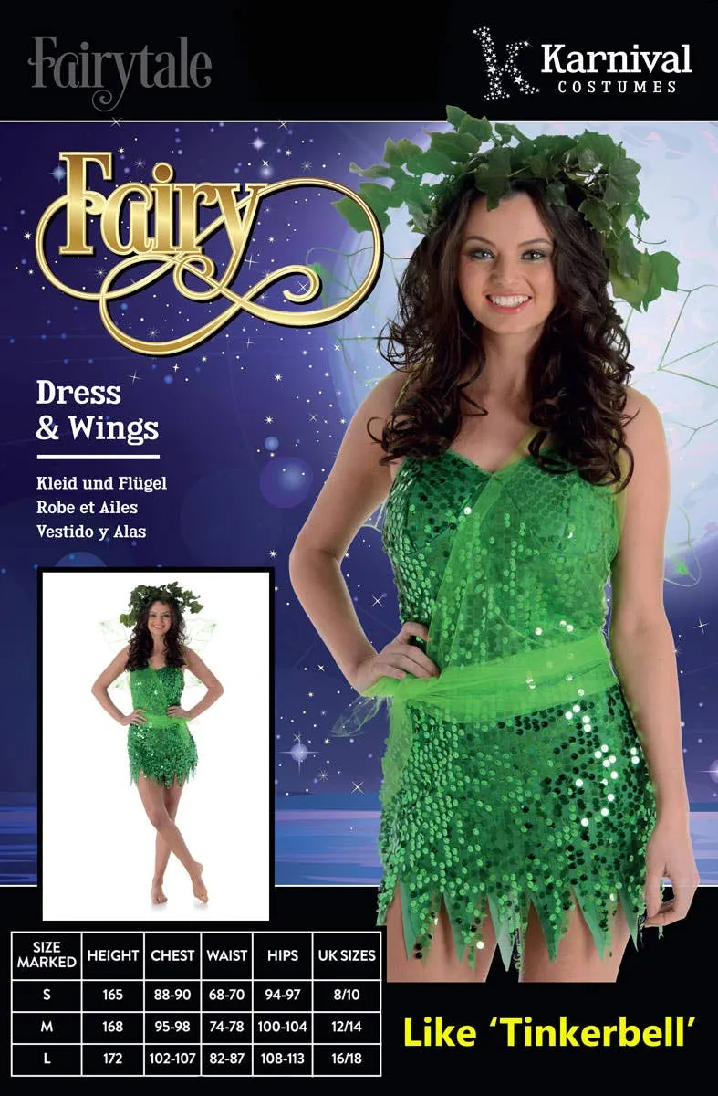 Neverland Fairy Womens Tinker Bell Costume