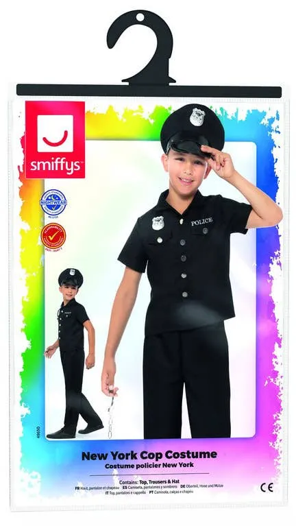 New York Police Officer Boys Costume