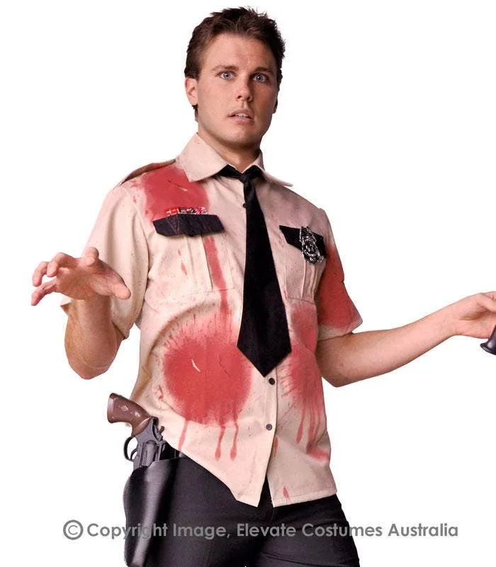 Night Guard Mens Halloween Zombie Costume