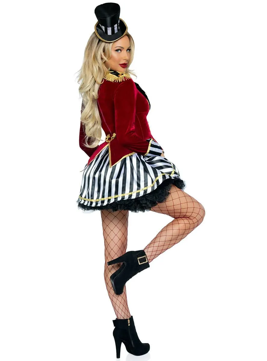 Night Ringmaster Womens Fancy Dress Costume