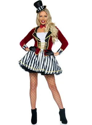 Night Ringmaster Womens Fancy Dress Costume