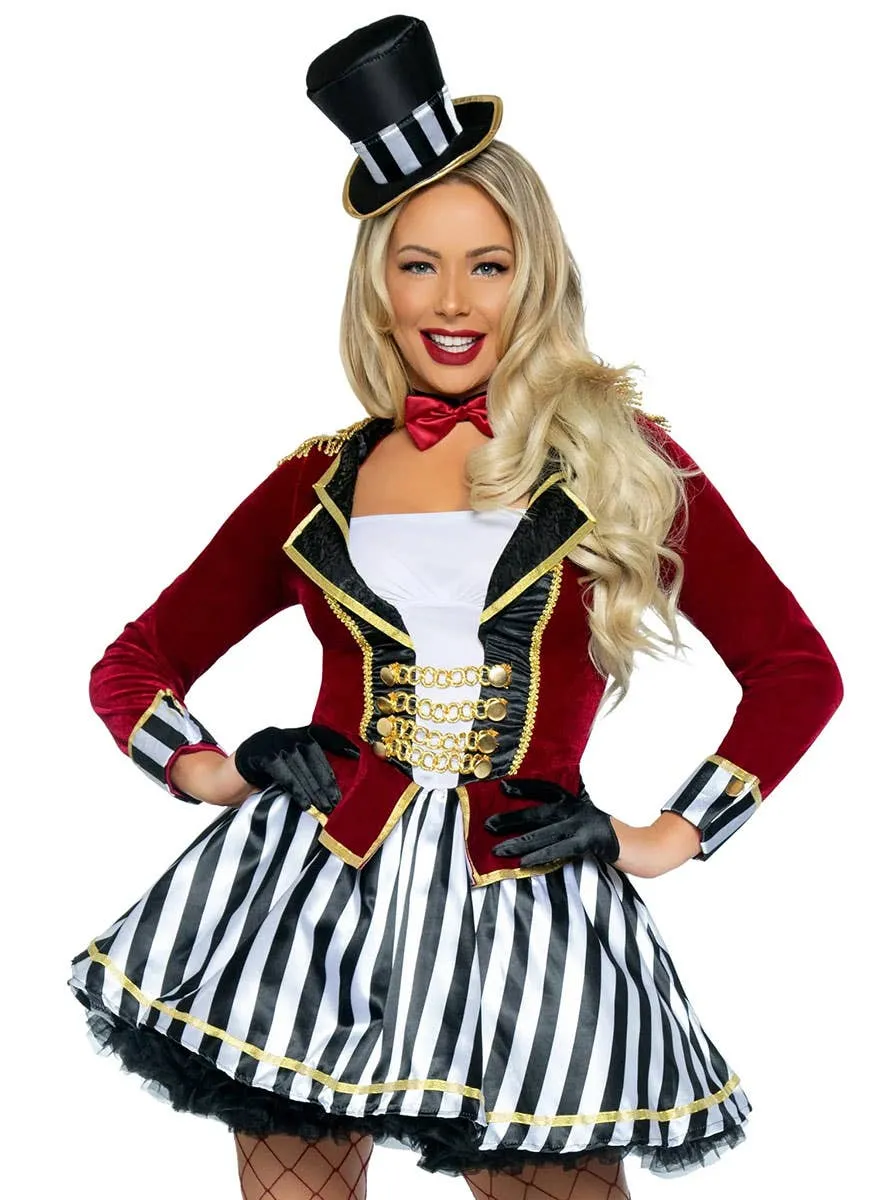 Night Ringmaster Womens Fancy Dress Costume