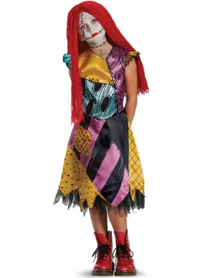 Nightmare Before Christmas Girls Deluxe Sally Costume
