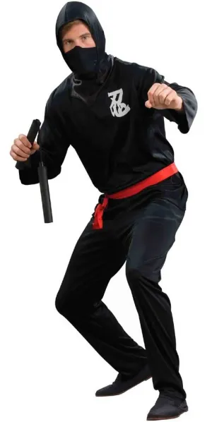 Ninja Classic Mens Fancy Dress Costume