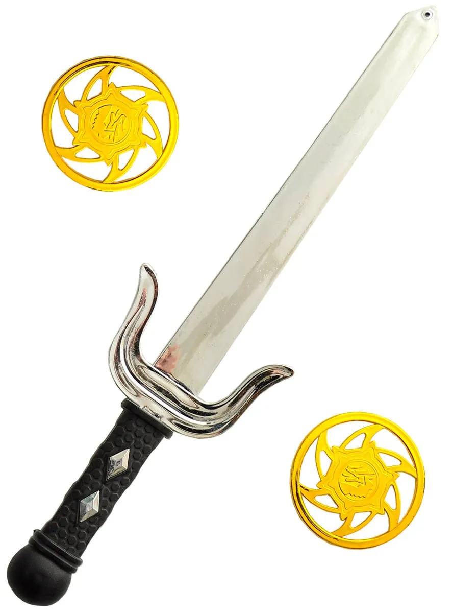 Ninja Dagger and Throwing Stars Costume Weapon Set