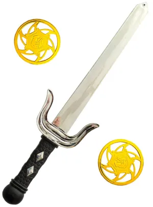 Ninja Dagger and Throwing Stars Costume Weapon Set