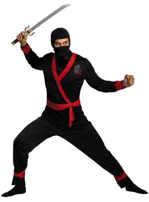 Ninja Master Mens Fancy Dress Costume