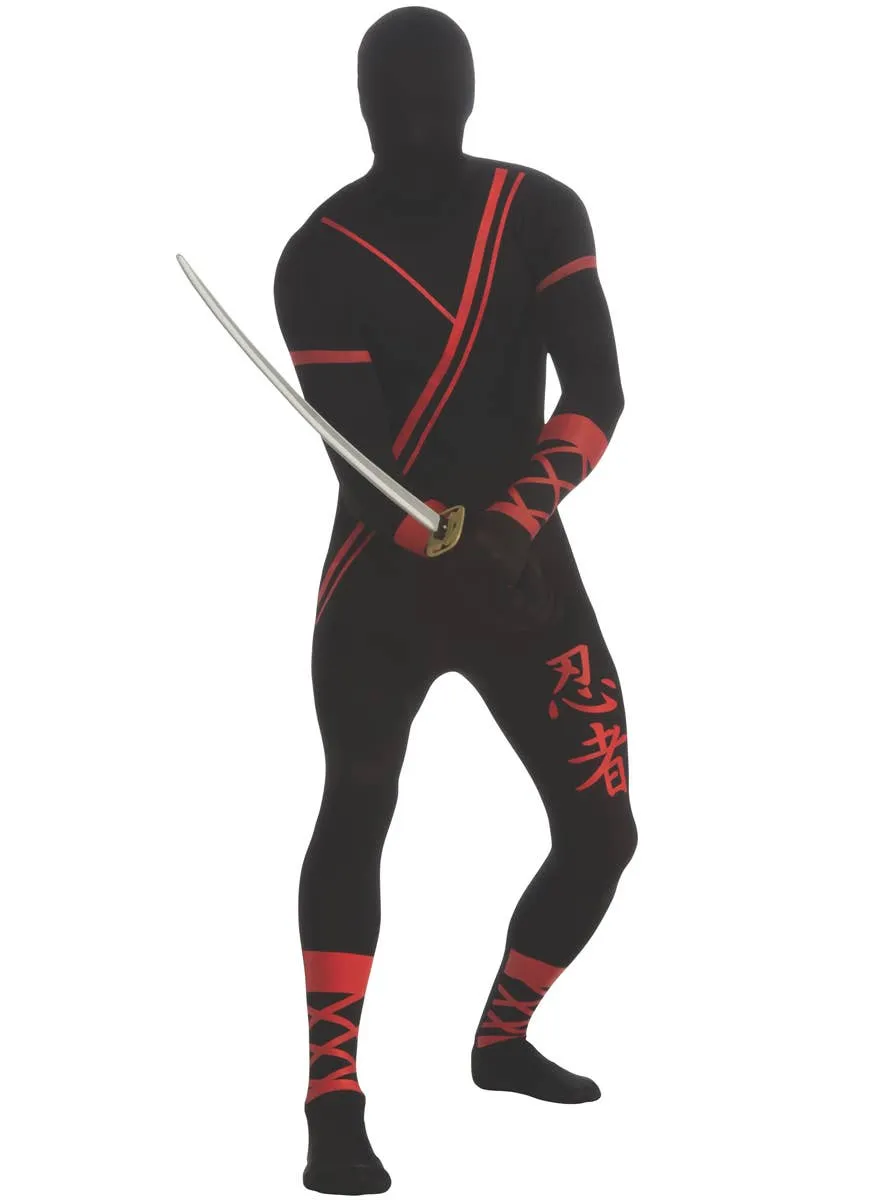 Ninja Mens Second Skin Jumpsuit Costume