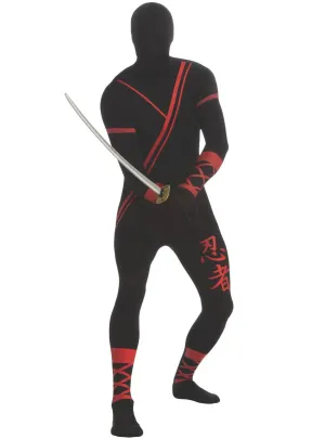 Ninja Mens Second Skin Jumpsuit Costume