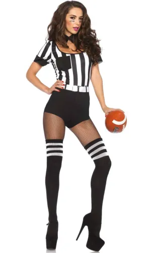 No Rules Womens Sexy Sports Referee Umpire Costume