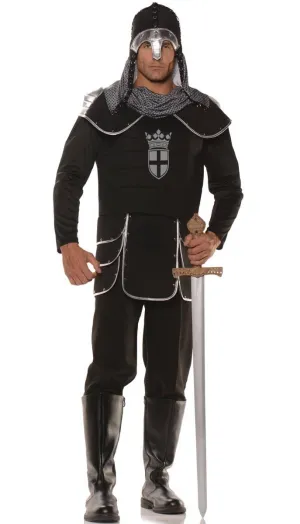 Noble Medieval Knight Mens Fancy Dress Costume
