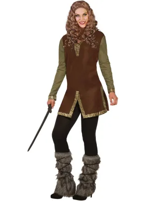 Nordic Viking Warrior Womens Tunic Costume