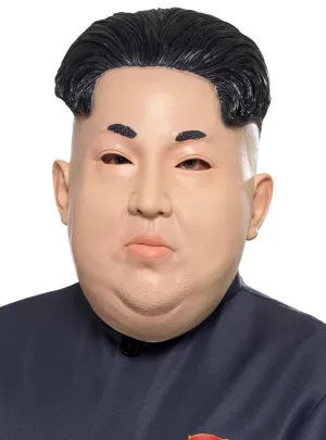 North Korean Dictator Adults Latex Costume Mask