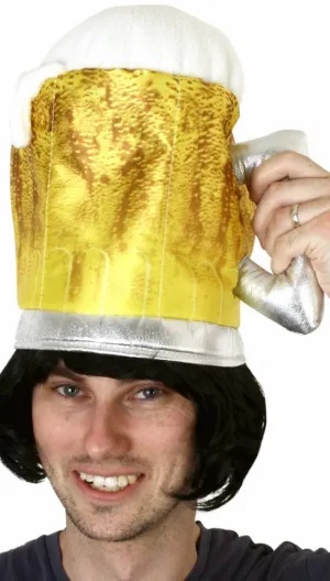 Novelty Adults Oktoberfest Beer Stein Costume Hat