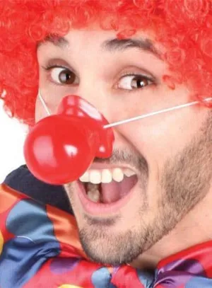 Novelty Adults Red Squeaking Clown Nose