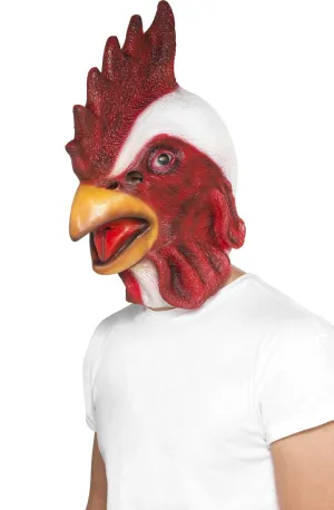 Novelty Adults Rooster Latex Costume Mask