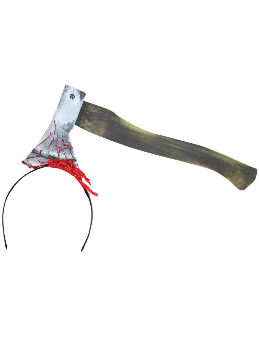 Novelty Axe in the Head Halloween Costume Headband