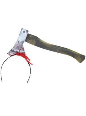 Novelty Axe in the Head Halloween Costume Headband