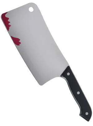 Novelty Blood Splattered Butcher Cleaver Costume Weapon
