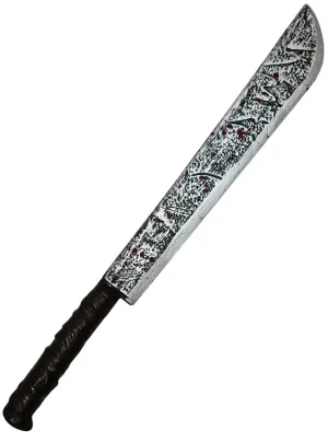 Novelty Bloody 75cm Machete Halloween Costume Weapon