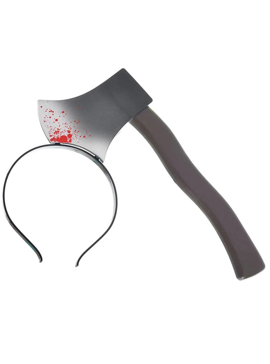 Novelty Bloody Hatchet in Head Halloween Costume Headband