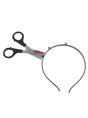 Novelty Bloody Scissors Halloween Headband