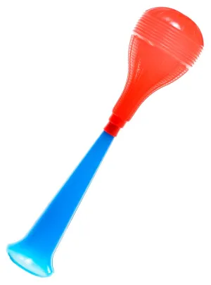 Novelty Blue and Red Honking Horn Costume Accessory
