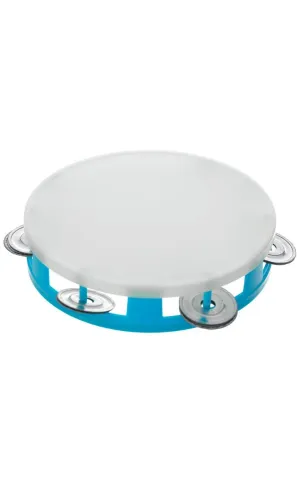 Novelty Blue Tambourine Prop Instrument