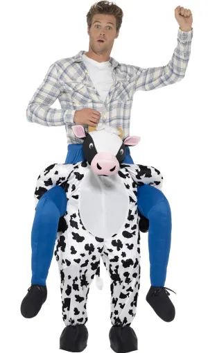 Novelty Cow Adults Animal Piggyback Costume