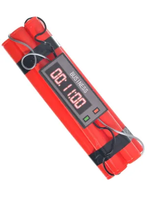 Novelty Dynamite Sticks with Timer Costume Weapon