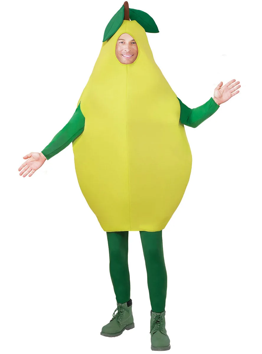 Novelty Green Pear Mens Fruit Costume