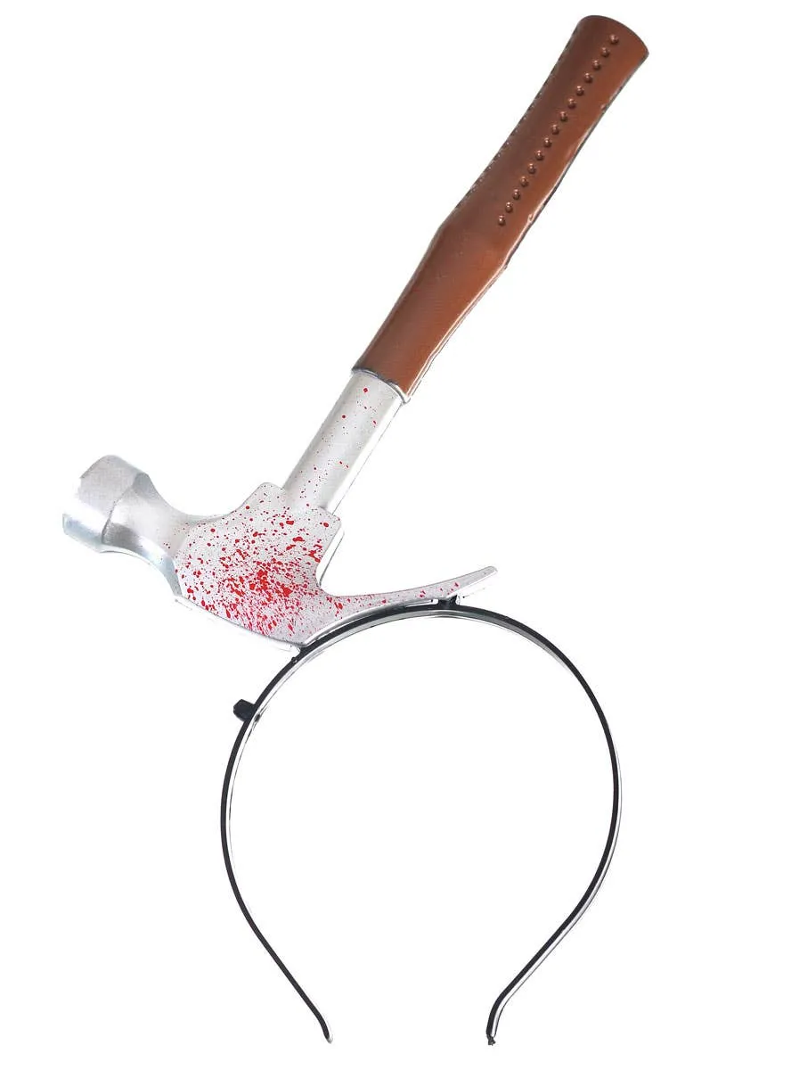 Novelty Hammer in Head Halloween Costume Headband