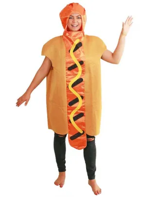 Novelty Hot Dog Adults Fancy Dress Costume
