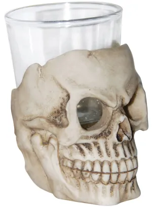 Novelty Human Skull Head Shot Glass Halloween Decoration