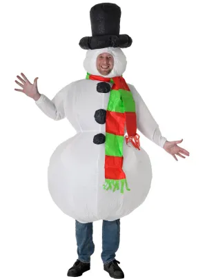 Novelty Inflatable Snowman Adults Christmas Costume