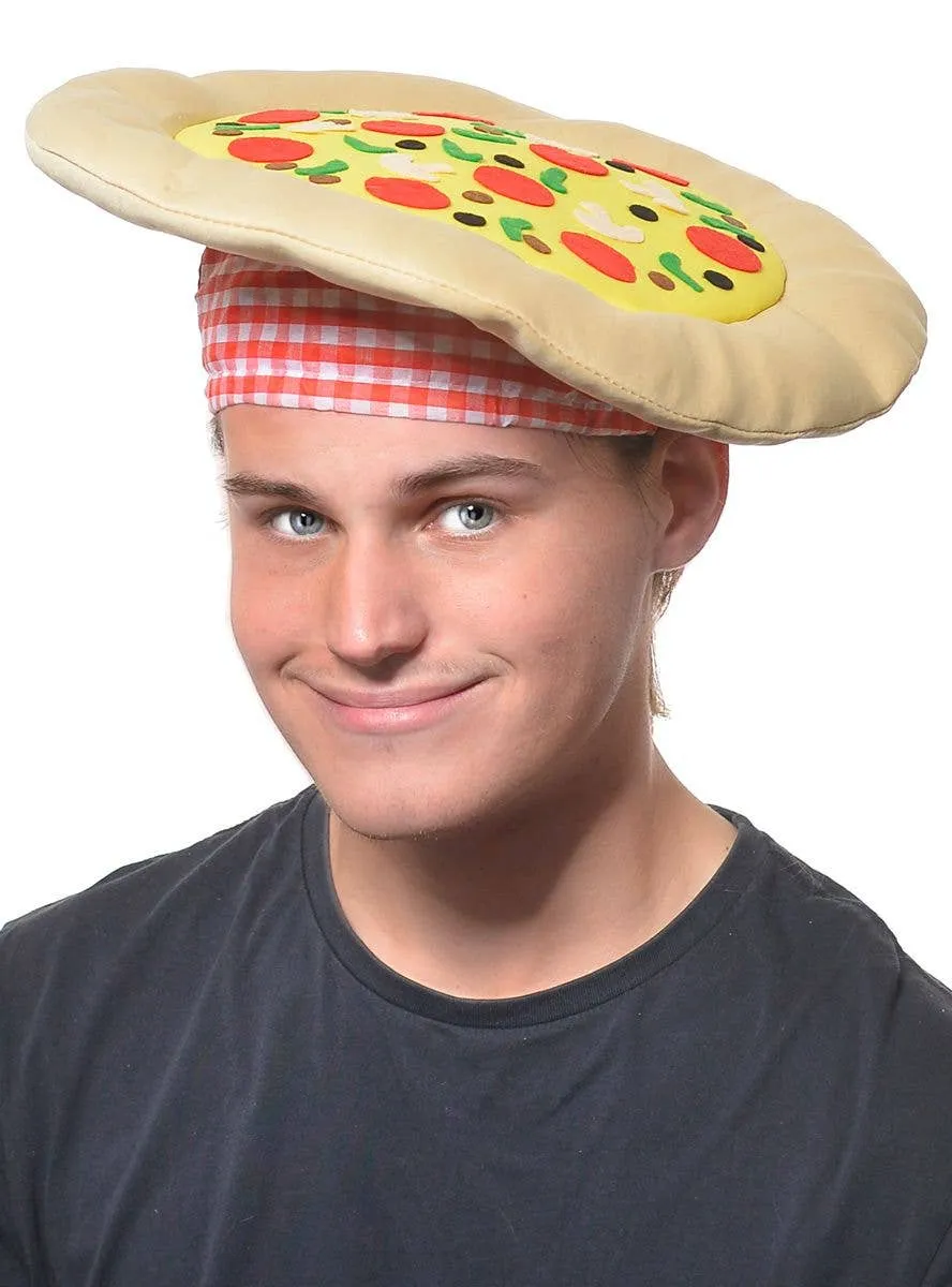 Novelty Plush Pizza Costume Hat