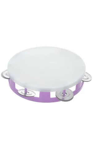 Novelty Purple Tambourine Prop Instrument