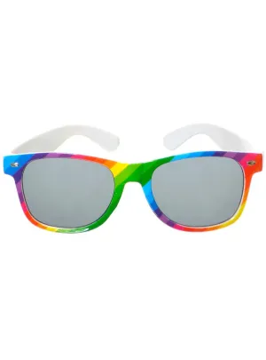 Novelty Rainbow Frame Costume Glasses