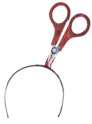 Novelty Scissors in the Head Halloween Costume Headband