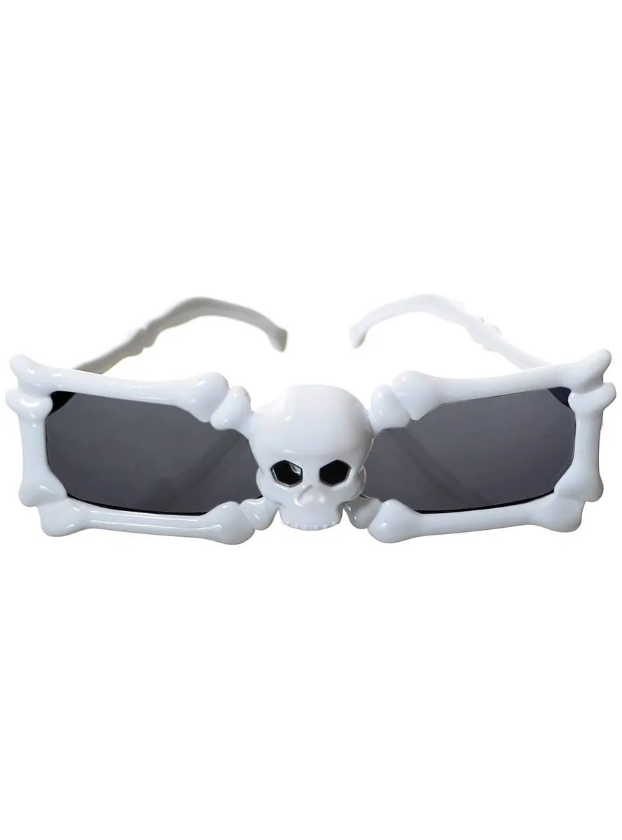 Novelty Skeleton Bones Halloween Costume Glasses