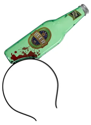 Novelty Smashed Beer Bottle Halloween Costume Headband